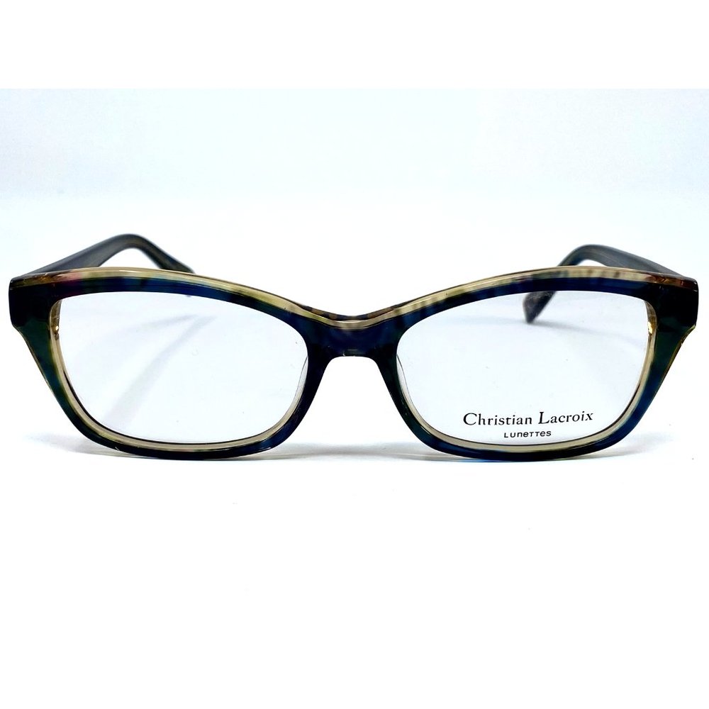 New CHRISTIAN LACROIX Gray/Brown France CL1049 Womens Eyeglasses 53-16-140
